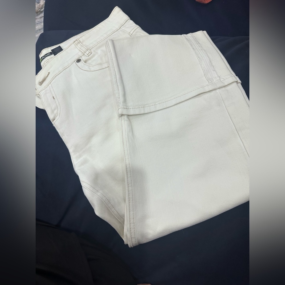 DKNY jeans women’s fold over in White size 16